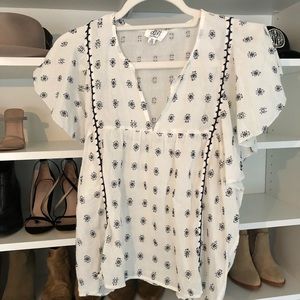 Boho peasant blouse